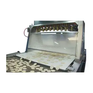 Máquina de processamento para cracker de neve, linha de produção de biscoitos e arroz crisp, equipamentos de cozimento com bom desconto