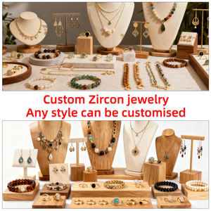 ओमी कस्टम गहने निर्माता डिजाइन लोगो हार इयररिंग्स स्टेनलेस स्टील गहने सोना - Product Image 6