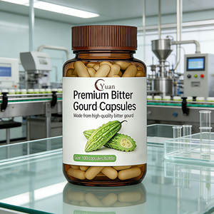 Cápsulas de Extracto de Melón Amargo Premium OEM/ODM, Suplemento Nutricional Natural con Vitaminas para Adultos, 100 Cápsulas - Product Image 5