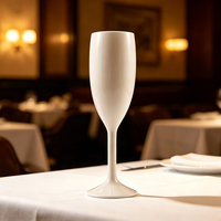 Verre à champagne en plastique coloré réutilisable avec logo personnalisable, pour mariage, fête, 170 ml, gobelet à vin, flûte à champagne