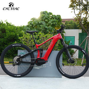 Bicicleta Eléctrica EM10 con Asistencia al Pedaleo, Bicicleta de Montaña con Suspensión Trasera, Cuadro de Fibra de Carbono, Motor Central M560, Pedelec de 12 Velocidades, Batería de Litio, Deportiva, 60 km - Product Image 2