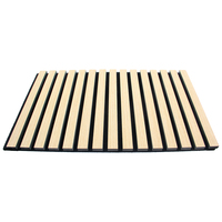 Panneaux acoustiques en bois naturel Baux pour mur, lot de 12 panneaux acoustiques pour bureau
