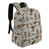 Sac à dos de chasse camouflage occidental personnalisé en gros, grande capacité, sac à bandoulière pour l'école, sac à dos de voyage extérieur