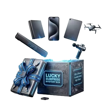 Premium Advanced Electronics Mystery Box Surprise Holiday Gift Lucky Blind Box Random Smartwatch TWS Earphone Novelty 5 Items