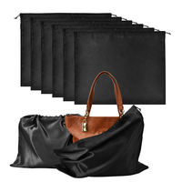 Sac à main de luxe chaussures stockage anti-poussière grande pochette à cordon en soie sacs à poussière en Satin pour sacs à main sacs à cheveux emballage