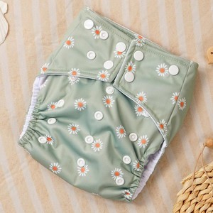 Happyflute kualitas tinggi dapat dicuci satu ukuran cocok untuk semua popok kain bayi popok bayi dapat digunakan kembali khusus untuk anak laki-laki dan perempuan - Product Image 1