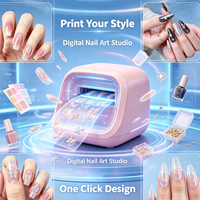 Máquina Expendedora Automática Inteligente para Impresión de Arte de Uñas, Kiosco Vertical de Autoservicio de Escritorio, Gestión Basada en la Nube con Tarjeta de Crédito