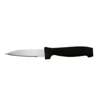 Ensemble de couteaux de cuisine en gros, manche en PP enduit de caoutchouc, ensemble de couteaux de cuisine en acier inoxydable