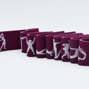 Fasce di resistenza per allenamento riabilitative personalizzate da 4cm regolabili in Nylon Spandex per la fascia elastica per allenamento in palestra Yoga - Product Image 5