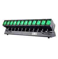 Barre de lumière LED DMX à tête mobile 12x60W RGBW 4-en-1 à rotation infinie avec 200 pixels à balayage inclinable IP33 pour concerts