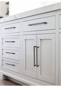 Modern Black Stainless Steel Durable Square <b>Cabinet</b> Door <b>Knob</b> Handle U-Shaped Extension YQ Brand Model ST002 Kitchen Hotel - Product Image 5