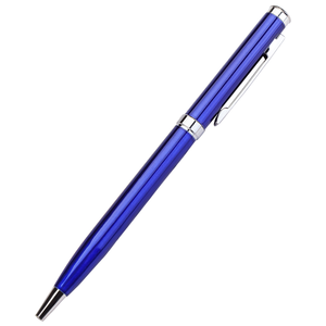 Bolígrafos de Metal de Lujo con Logotipo Personalizado, Punta de 1.0 mm, Diseño Novedoso, Opciones de Impresión Múltiple para Uso Promocional, Negro/Azul - Product Image 6