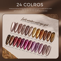 JTING 2025 Nouvelle Arrivée 24 Couleurs Vernis à Ongles Gel Magnétique Effet Œil de Chat Automne Hiver Professionnel UV OEM