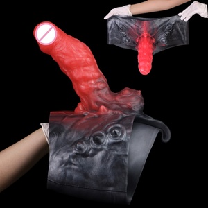 Fantasy Strap on <b>Dildo</b> Pants for Men Skin Feeling Silicone Hollow <b>Dildo</b> Sleeve Wearable Underwear - Product Image 1