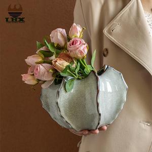 <span class=keywords><strong>Pot</strong></span> <span class=keywords><strong>de</strong></span> fleurs en céramique unique du fabricant, couleur gris vert carambole, pour plantes succulentes, décoration <span class=keywords><strong>de</strong></span> salon, <span class=keywords><strong>pot</strong></span> <span class=keywords><strong>de</strong></span> fleurs pour la maison - Product Image 4