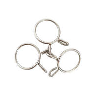 Collier de serrage à ressort de torsion automobile en acier inoxydable à fil unique, avec tailles en pouces/métriques pour les cadres de voiture