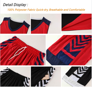 Ensemble de maillots de basket-ball réversibles personnalisés de haute qualité, design par sublimation, séchage rapide, uniformes grande taille, sweat-shirt et shorts - Product Image 5