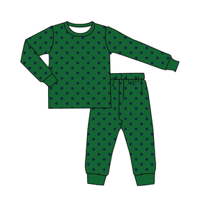Ensemble de vêtements pour enfants en gros, pyjama rose à imprimé cœur et nœud pour bébés filles, tenues de la Saint-Valentin - Product Image 6