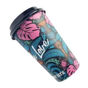 Supplier in china custom logo compostsble individually wrapped hot coffee cpla cups kraft pla coated paper cup