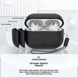 Funda protectora magnética de color sólido para auriculares Apple Blue Tooth Airpods4, funda protectora para auriculares - Product Image 4