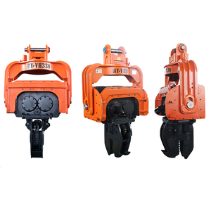 Martello Vibrante Idraulico per Escavatore 18-65T, Accessorio per Macchina Battipalo - Product Image 1