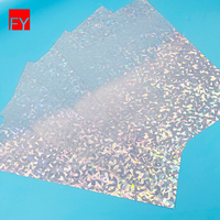 Papel adhesivo de vinilo A4, impermeable, holográfico, inyección de tinta, venta al por mayor
