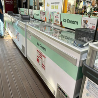 Congelador tipo Isla para Supermercado con Control Digital, Compresor Secop, Diseño Flexible para Heladería y Supermercado