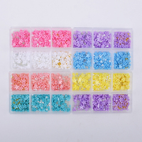 Dekorasi Kuku Bunga Resin Laris Manis Aksesoris Dekorasi Kuku 3D Desain Kuku DIY yang Lucu