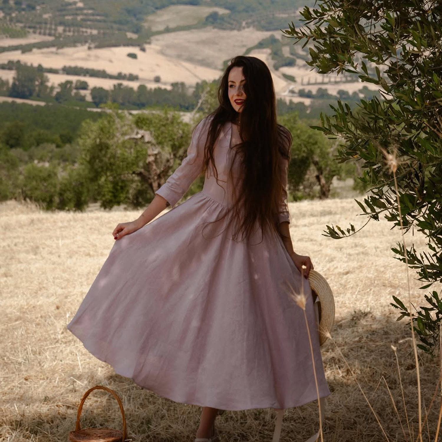 open lace back dress Pastel Purple Maxi Dress for Elegant Summer Affairs