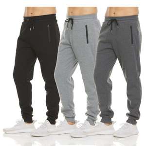 Personalizado Jogging en blanco de gran tamaño Joggers pantalones de algodón hombres bordado francés Terry Puff estampado pista hombres pantalones de chándal holgados - Product Image 3