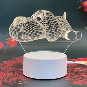 Lámpara de mesa de luz nocturna acrílica creativa 3D, juego de regalo de turismo cultural para publicidad de empresa, recuerdo de vacaciones, regalo corporativo - Product Image 4