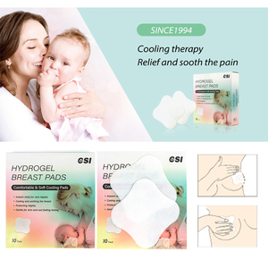 Coussinets d'allaitement en hydrogel CSI, ultra fins, ultra doux, 4 à 8 heures de fraîcheur, soulage instantanément la douleur du mamelon, s'adapte à la forme du sein, pour maman - Product Image 3