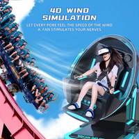 Simulateur VR 360 à succès : Gagnez de l'argent avec le jeu VR 9D, équipement de vol en réalité virtuelle à 720 degrés, machine d'arcade simulateur VR