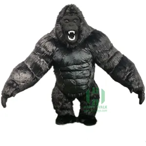 Best price gorilla costume high quality Giant Chimpanzees and big King Kong inflatable gorilla costume