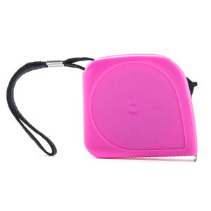 Boîtier en ABS rose facile à lire, lame rétractable des deux côtés et bouton de verrouillage, mesure du ruban à mesurer - Product Image 3