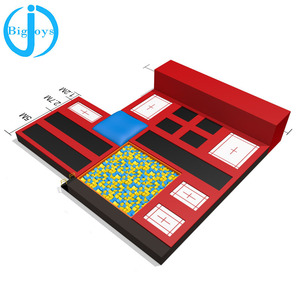 Équipement de parc de trampolines intérieur commercial personnalisé et excitant pour tous les âges en promotion - Product Image 2