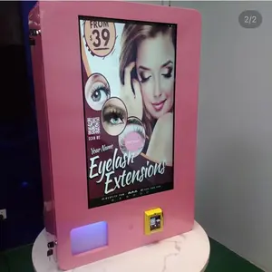 迷你/小垫/自动售货机定制睫毛化妆自动售货机美容自动桌面自动售货机带信用卡