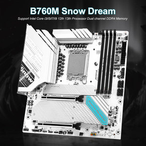 Jginyue b760m Bo mạch chủ Hỗ trợ Intel 12th/13th thế hệ lga1700 CPU <span class=keywords><strong>DDR4</strong></span> đôi Bộ nhớ SATA 128 GB cho chơi game PC Máy tính để bàn - Product Image 2