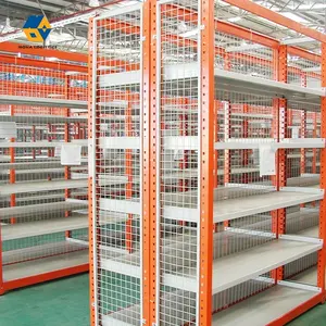 Adjustable steel shelving storage rack shelves
