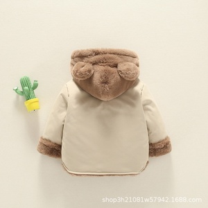 2025 giacca invernale in cotone per bambini e bambine cappotto Casual di nuovo stile con motivo cartone animato in pile imbottito 0-4 anni - Product Image 4