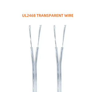 アメリカ標準2468 28awg 18awg銅のトタンメッキビルボードLEDランプ2コア透明平行ワイヤー電源コード - Product Image 6