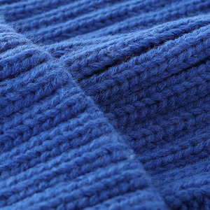 Custom Logo Winter Soft Comfortable Solid Color <b>Beanie</b> <b>Hats</b> Custom Logo Trendy <b>Beanies</b> <b>Hats</b> Warm Winter Wear Knitted <b>Beanie</b> - Product Image 2