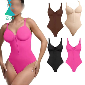 Mono de una pieza sin costuras con cuello en forma de corazón de durazno, transpirable y cómodo, para mujer, venta al por mayor, éxito en TikTok - Product Image 1