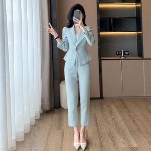 新款高档女式西装外套专业春秋大码西装外套气质高雅 - Product Image 2