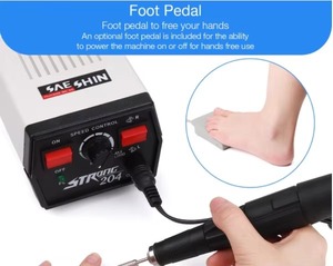 Potente Máquina de Manicura 204 con Pieza de Mano de 102L, 35000 rpm, Sin Escobillas - Product Image 5