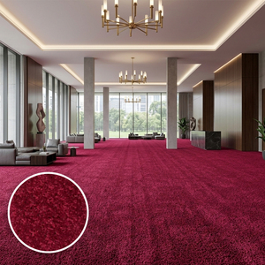 Alfombra de Pared a Pared de Color Sólido, Alfombra para Hotel, Alfombra Afelpada de Estilo Moderno, Resistente a las Manchas, para Uso Comercial - Product Image 1