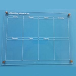 Raybin Custom Clear Large <b>Magnetic</b> Acrylic Refrigerator Sheet Monthly <b>Calendar</b> <b>Fridge</b> Magnet with Custom Shape for <b>Fridge</b> - Product Image 2