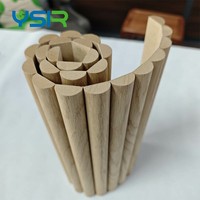 Panneaux muraux rainurés en bois massif MDF écologiques, imperméables, décoratifs, faciles à installer et flexibles