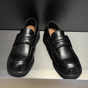 Mocasines Casuales para Hombre, Estilo Clásico, Elegantes, con Punta Redonda, Suela de Goma, Sin Cordones, para Viajar al Trabajo, <span class=keywords><strong>Zapatos</strong></span> Derby - Product Image 3