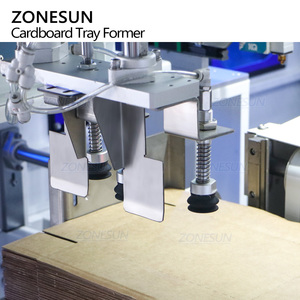 ZONESUN ZS-CSPM4T Máquina Vertical Automática para Armar Cajas de Cartón, Equipo para Armar Bandejas de Bebidas y Alimentos, Máquina Plegadora y Formadora - Product Image 4